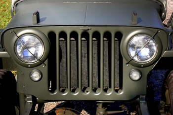 This photo of the front of a military jeep - a favorite of military vehicle afficianados - was taken by Rodolfo Clix of Sao Paulo, Brazil.